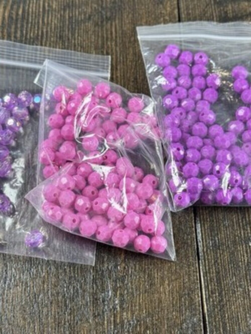 Lot Faceted Plastic Bead - Square Letters Alphabet - Jewelry Clasp - Gold Thread - Picture 11 of 16